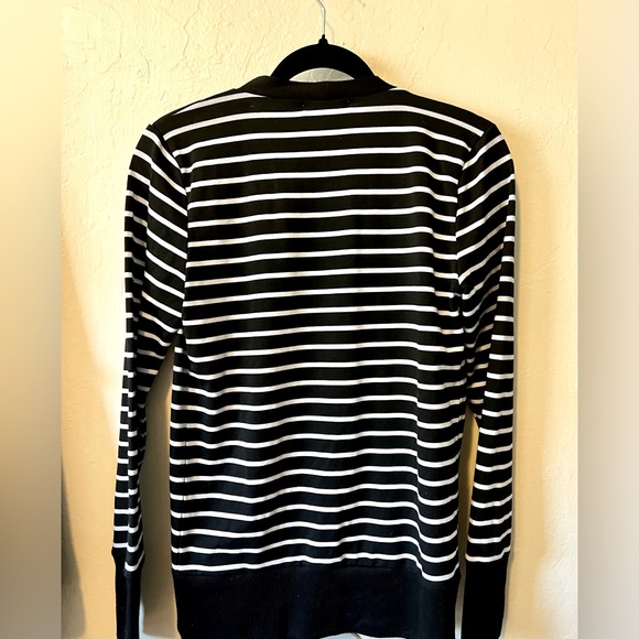 Coco And Main Striped Snap Button Cardigan - Picture 3 of 4